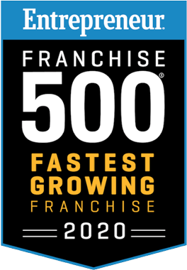 Entrepreneur ranked top fastest growing franchise in 2020 logo